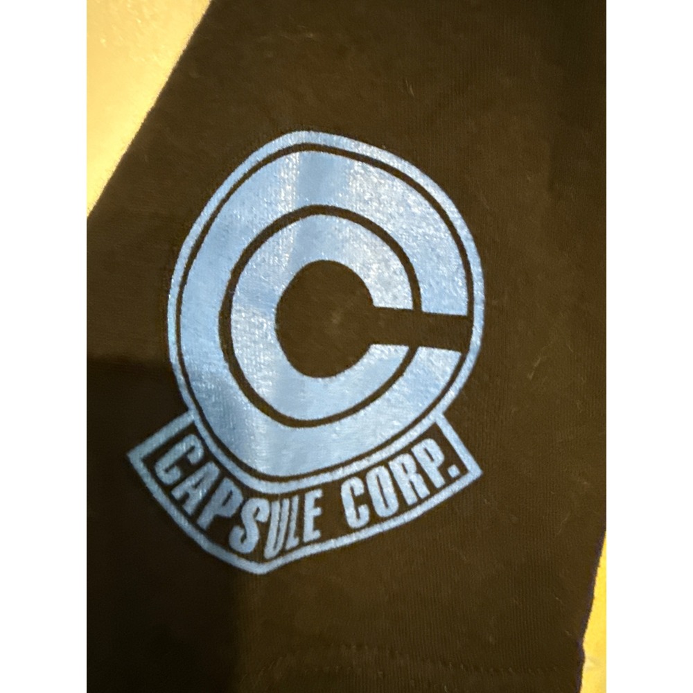 Dragon Ball Z Vegeta Capsule Corp Anime T Shirt Xl Black Japanese Manga View 2